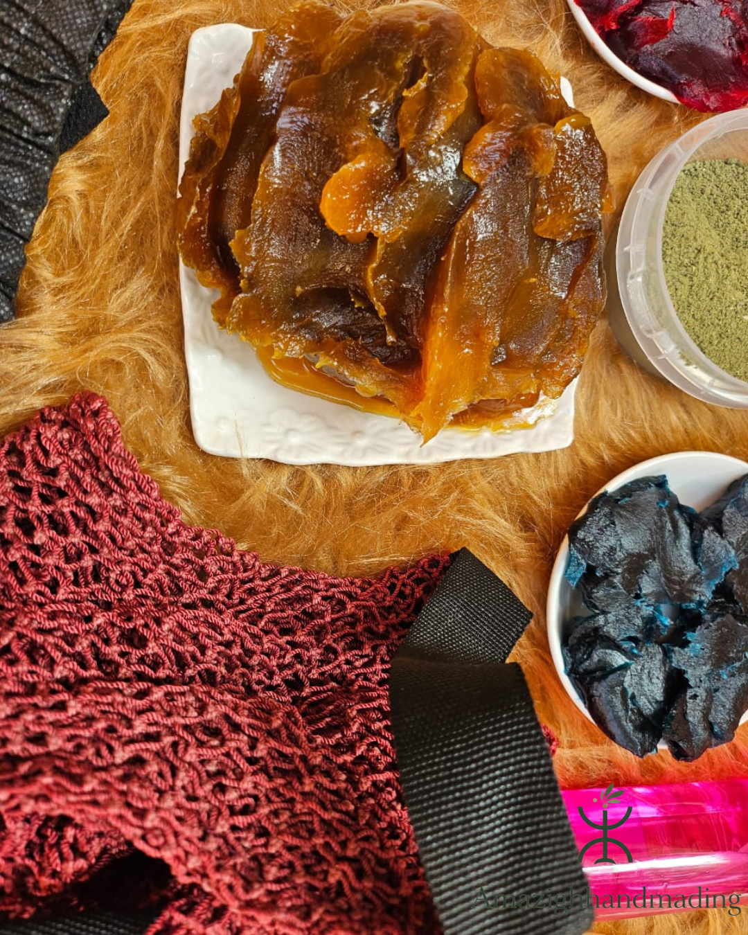 Moroccan Hammam Care Set – Nila, Aker Fassi, Natural Powders, Beldi Soaps, Rose Water & Exfoliating Gloves
