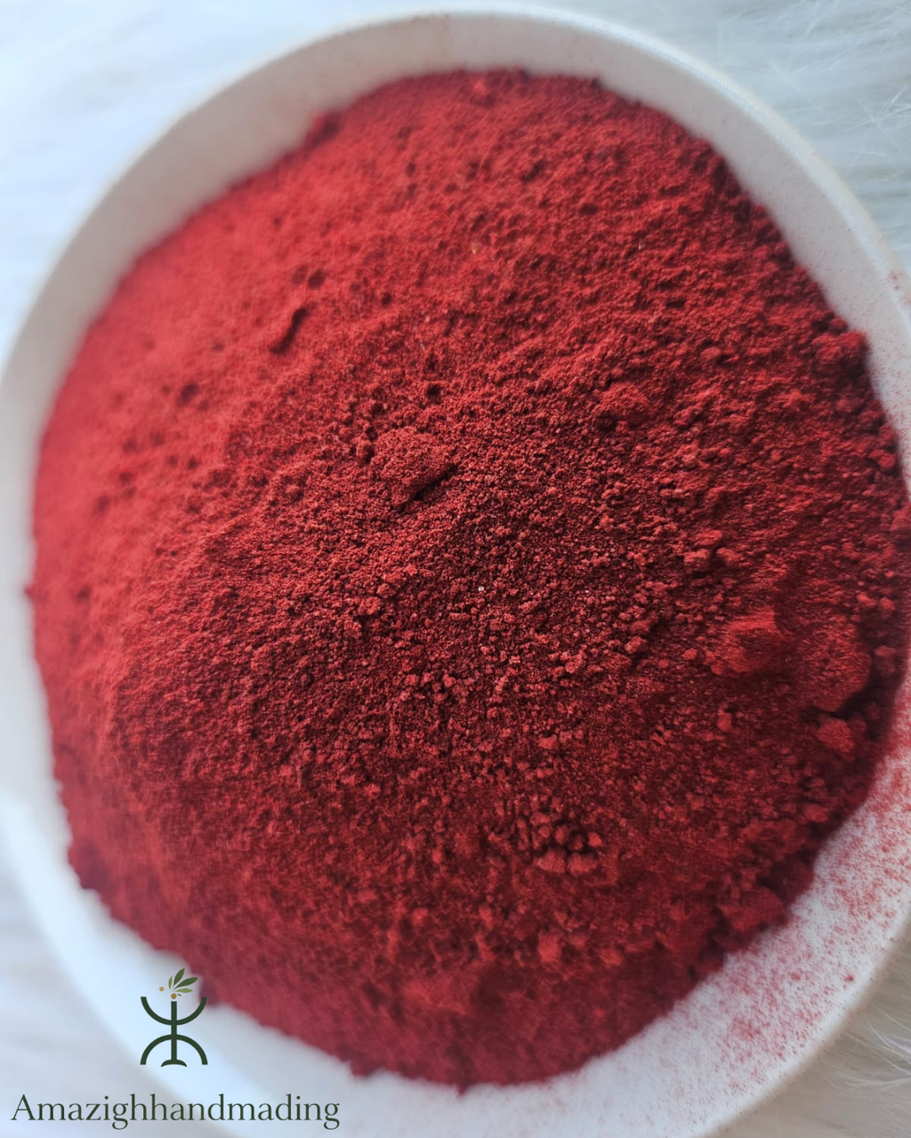 Natural Aker Fassi Powder – Traditional Moroccan Beauty Powder for Lips & Cheeks