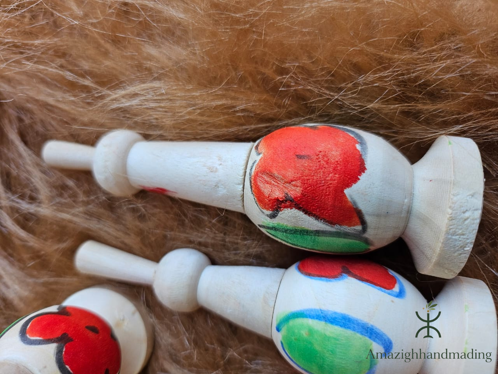 Traditional Empty Wooden Kohl Bottle – Handmade Moroccan Kohl Container | Wholesale