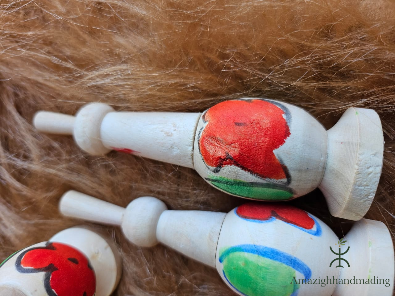 Traditional Empty Wooden Kohl Bottle – Handmade Moroccan Kohl Container | Wholesale