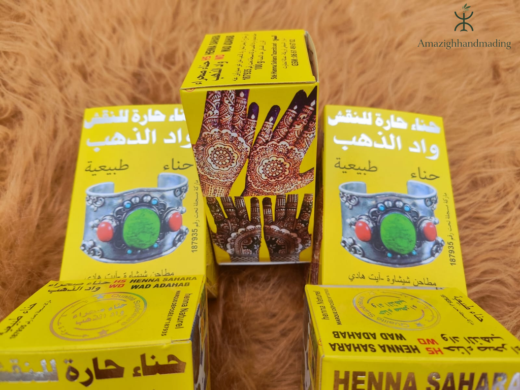 Premium Sahara Henna Powder – Wad Adahab | Natural Moroccan Henna | Wholesale