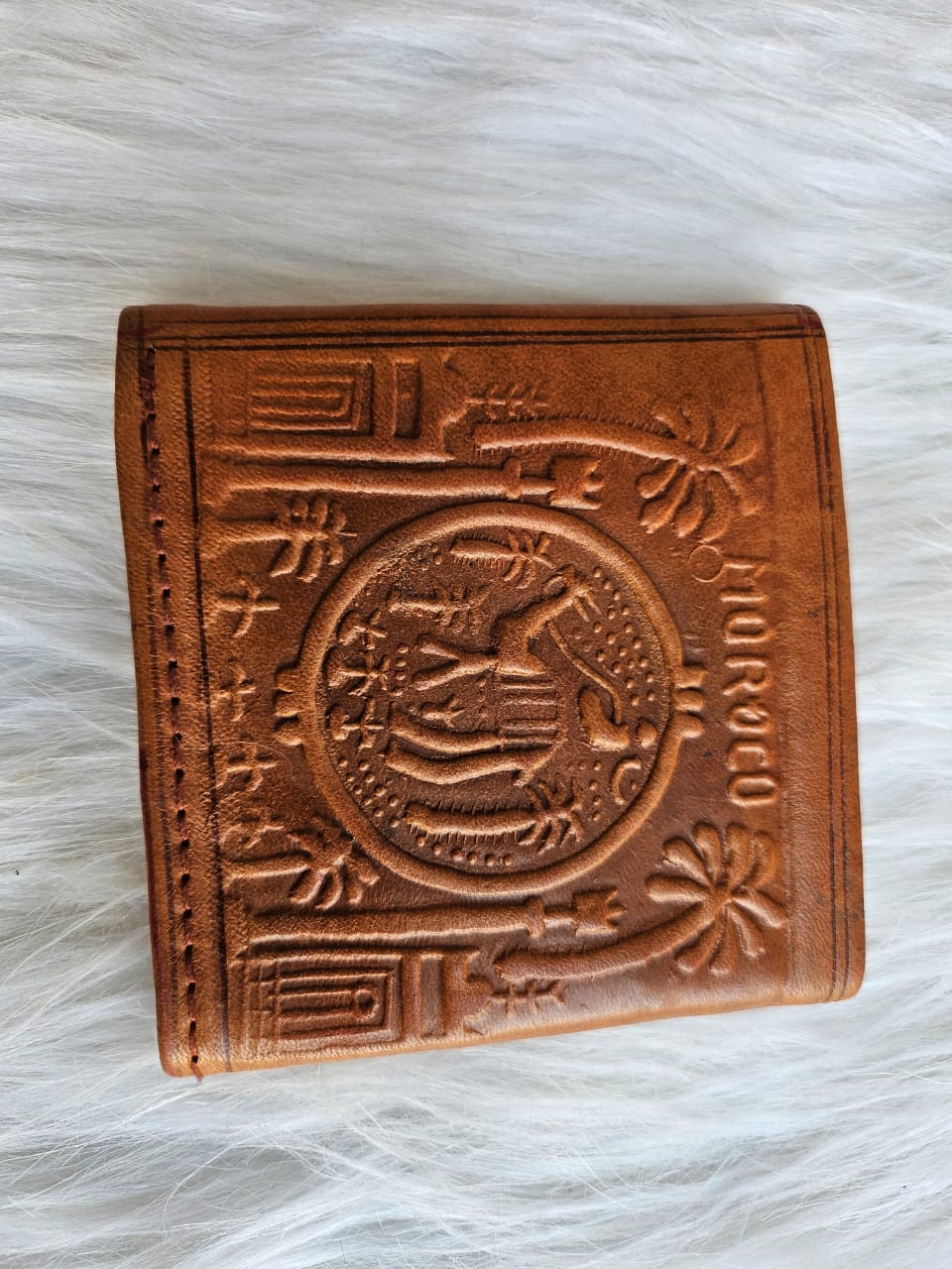 Set of 6 Handmade Moroccan Leather Wallets – Slim Vintage Design