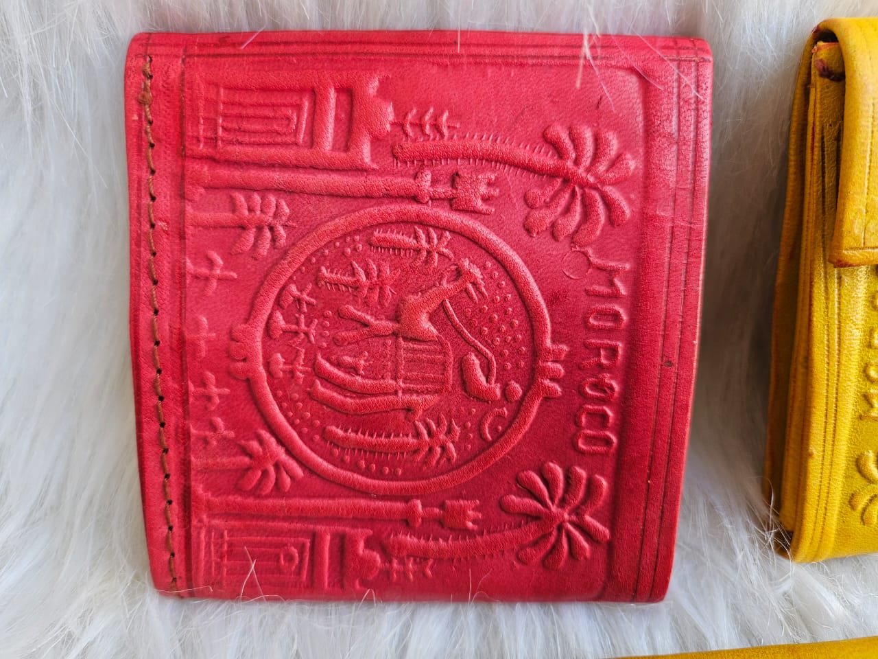 Set of 6 Handmade Moroccan Leather Wallets – Slim Vintage Design