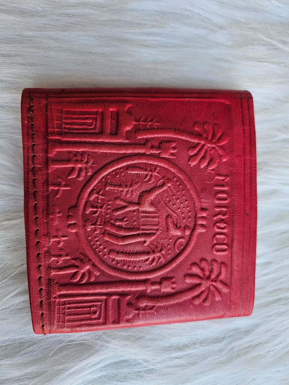 Set of 6 Handmade Moroccan Leather Wallets – Slim Vintage Design