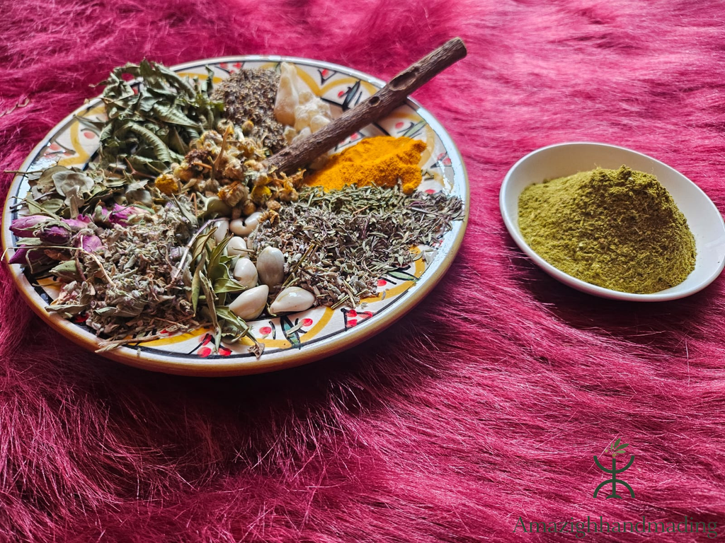 Tabrima Sahraouiya – Natural Moroccan Herbal Powder for Hammam Body Care