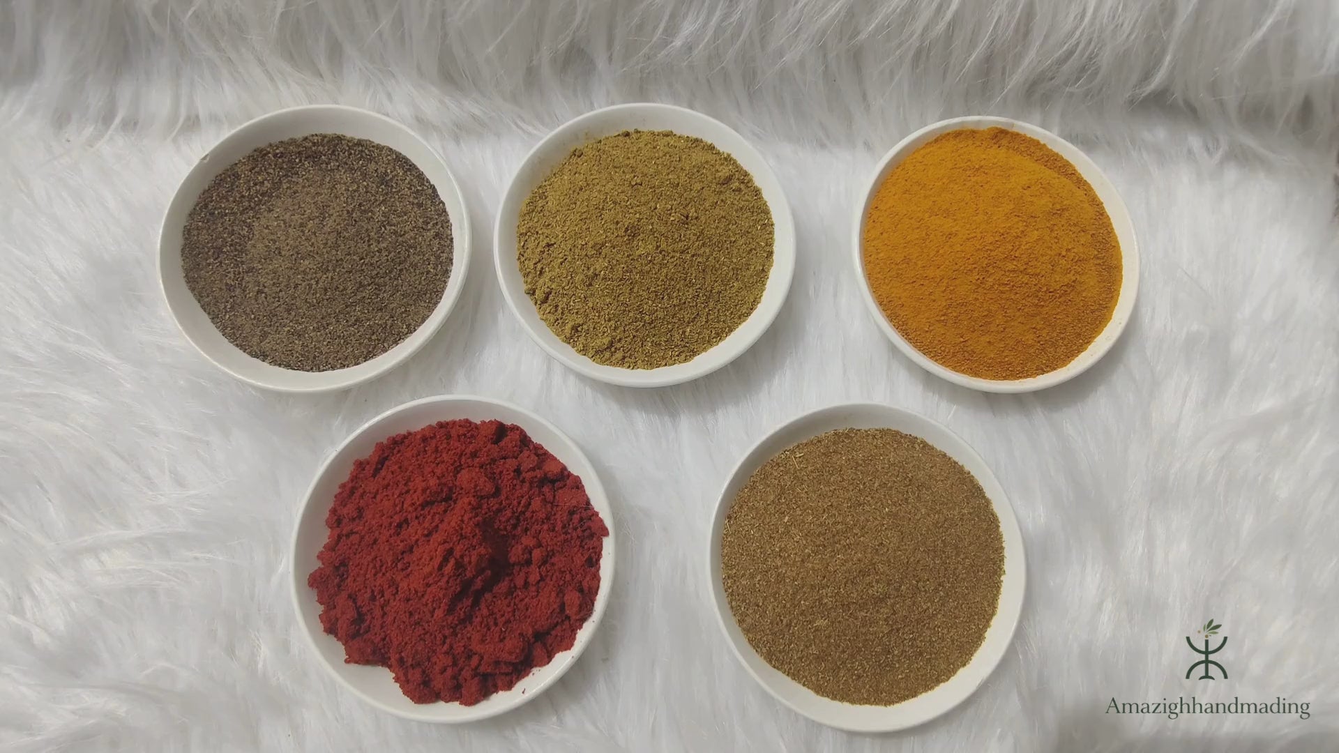 Moroccan Spice Pack – Cumin, Black Pepper, Mrouzia Spice, Tahmira & Turmeric