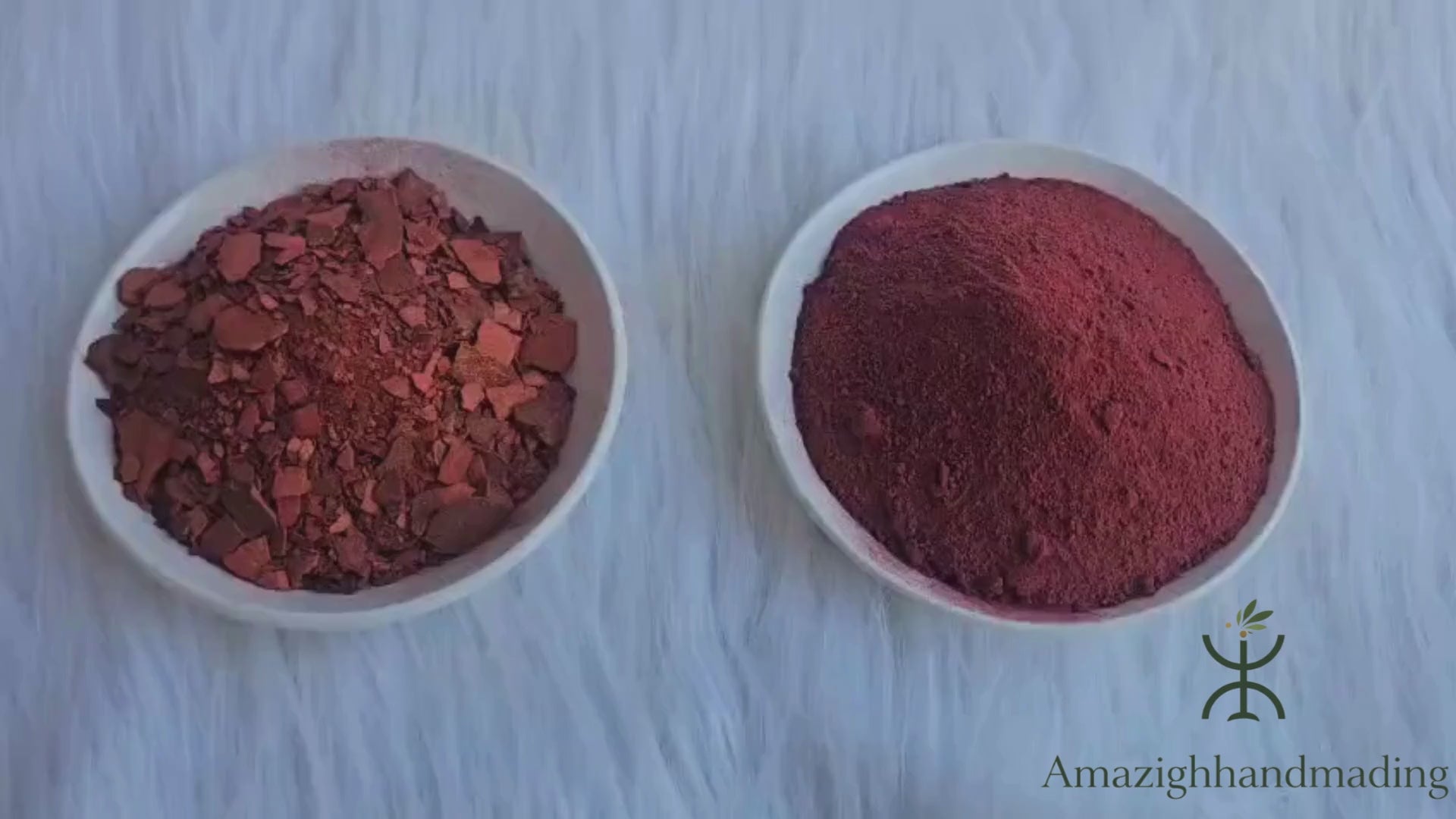 Natural Aker Fassi Powder – Traditional Moroccan Beauty Powder for Lips & Cheeks