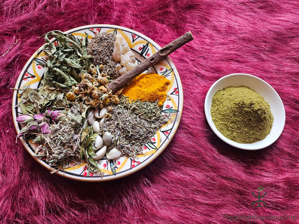 Tabrima Sahraouiya – Natural Moroccan Herbal Powder for Hammam Body Care