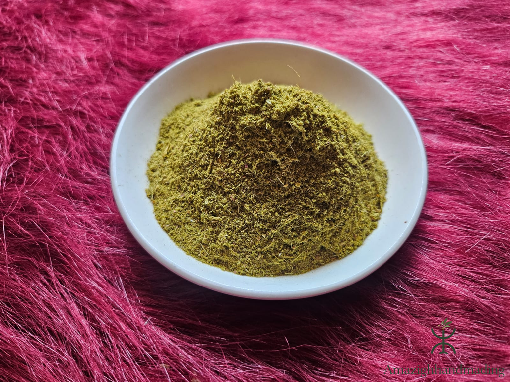Tabrima Sahraouiya – Natural Moroccan Herbal Powder for Hammam Body Care